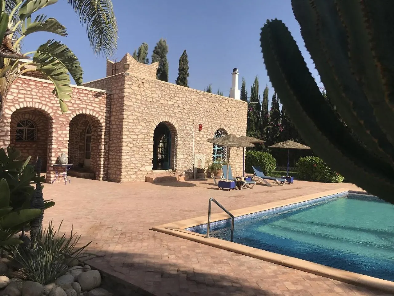 Villa Des 1001 Etoiles A Essaouira - Grande Piscine